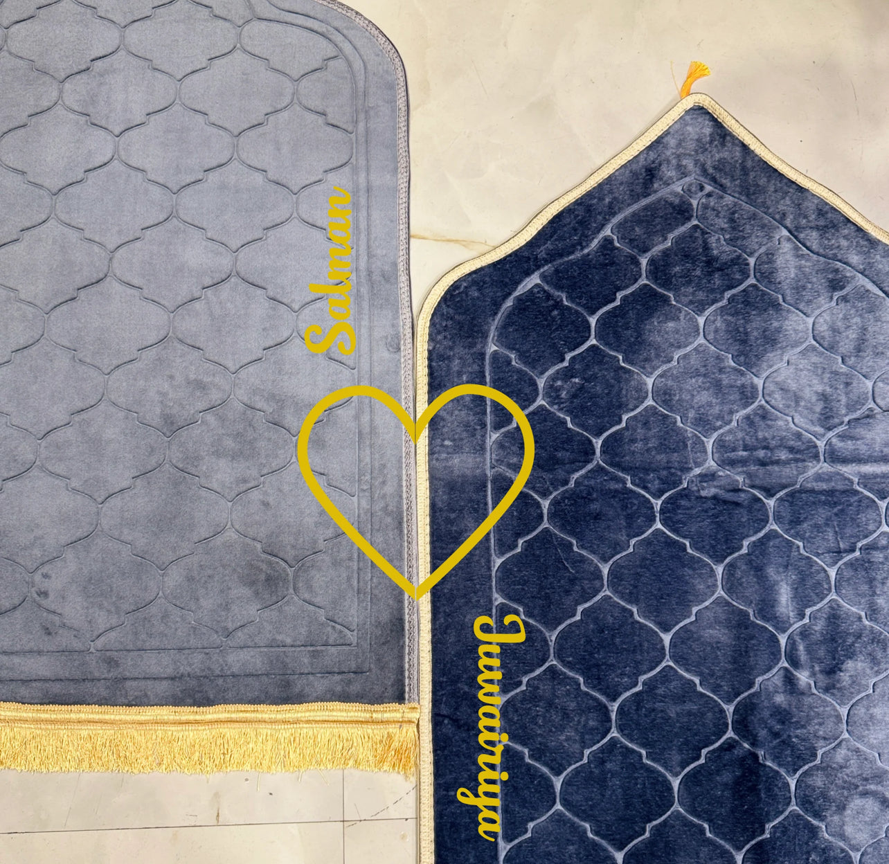 Couple Janamaz with Heart