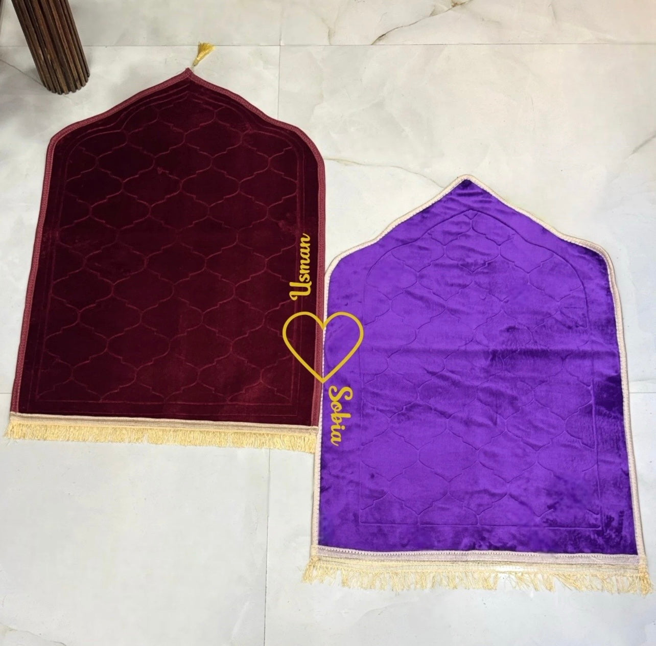 Couple Janamaz with Heart