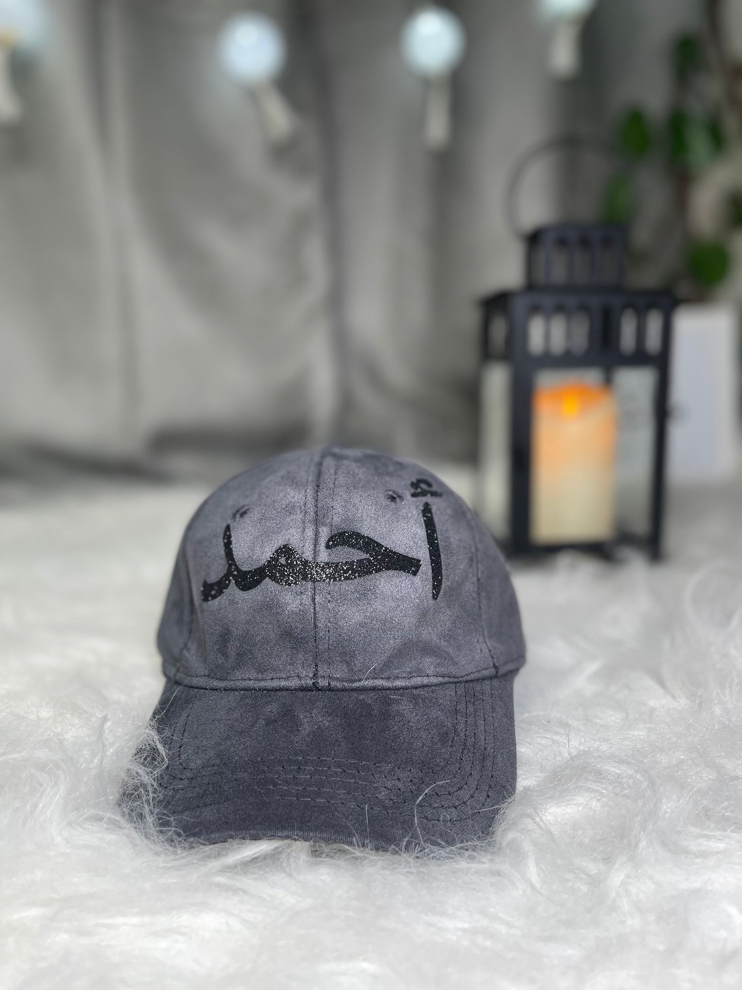 Velvet Caps with customizable name (free size)