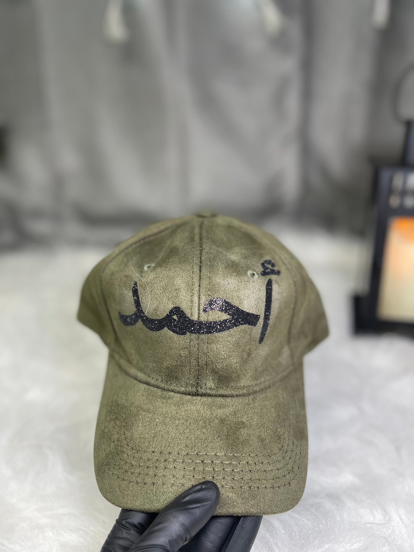 Velvet Caps with customizable name (free size)