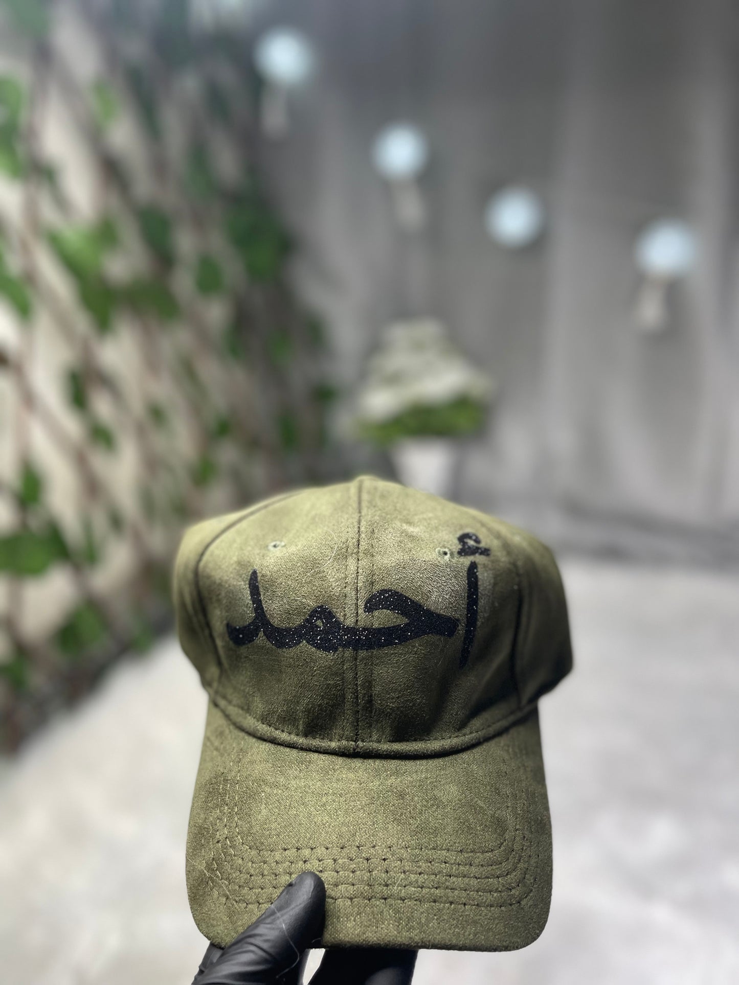 Velvet Caps with customizable name (free size)